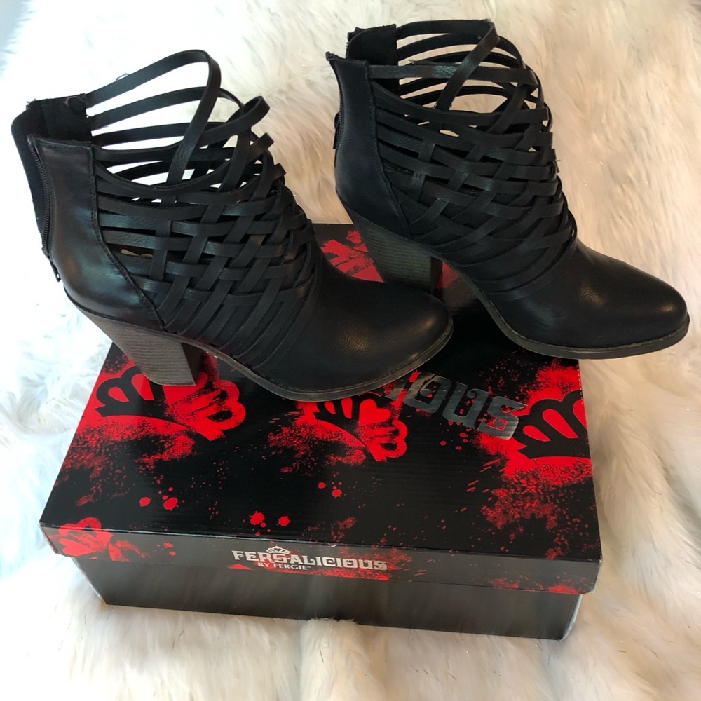 Black ankle boots